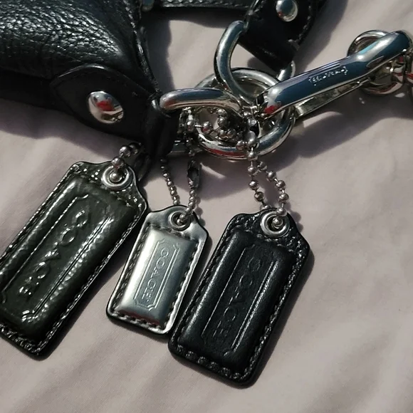 Coach Madison Hailey Leather Hobo Bag - Picture 9 of 16